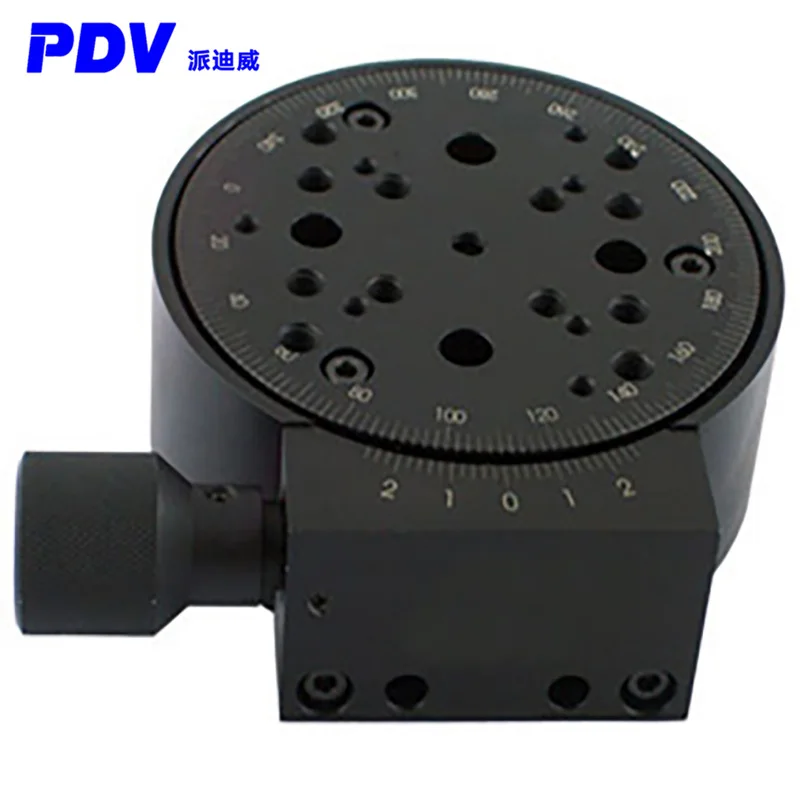 PT-SD203 Manual Rotating Stage R-axis Angle Rotating Slide Manual Adjusting Stage 360 Rotating Stage