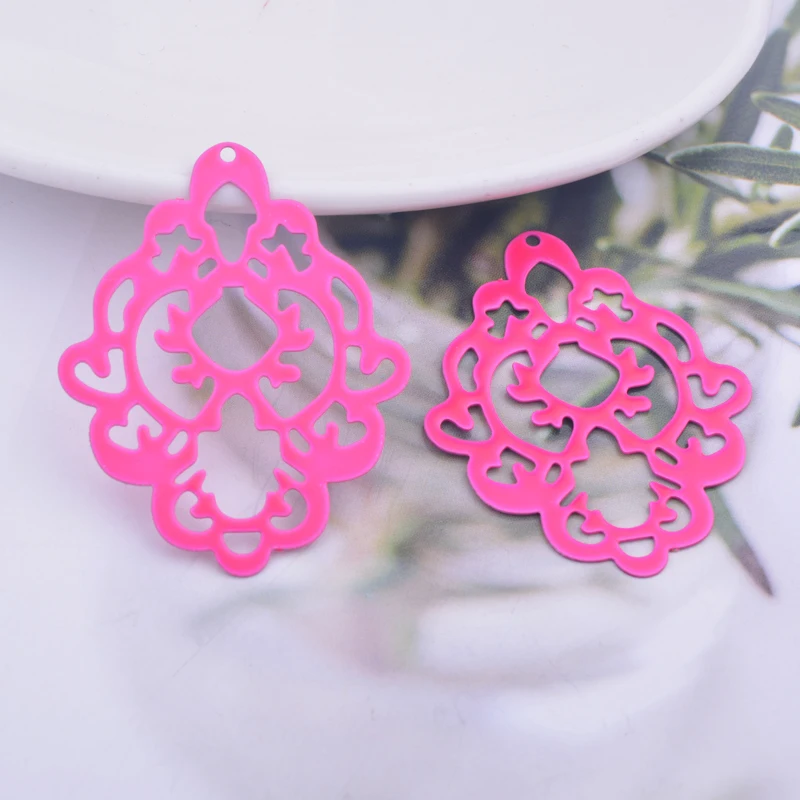 30 Stück AB6146 33*41mm Messing-Geometrie-Anhänger DIY Quasten Ohrring Anhänger Hängender Schmuck Dekoration – Detail 5