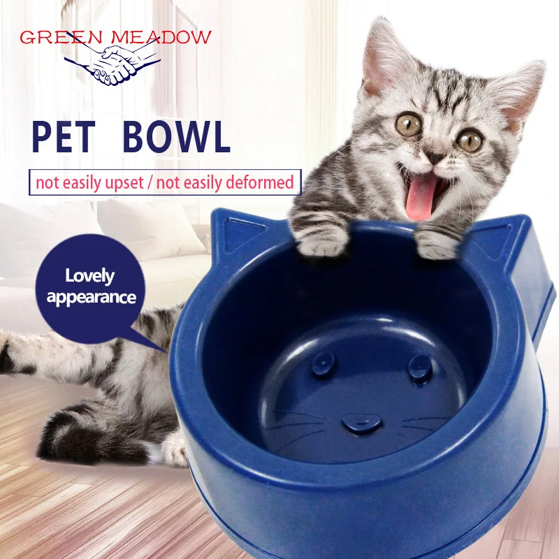 

Pet supplies kitten bowl cat and dog food utensils food bowl cat drinking water cat food dog food bowl non-slip environmental pr