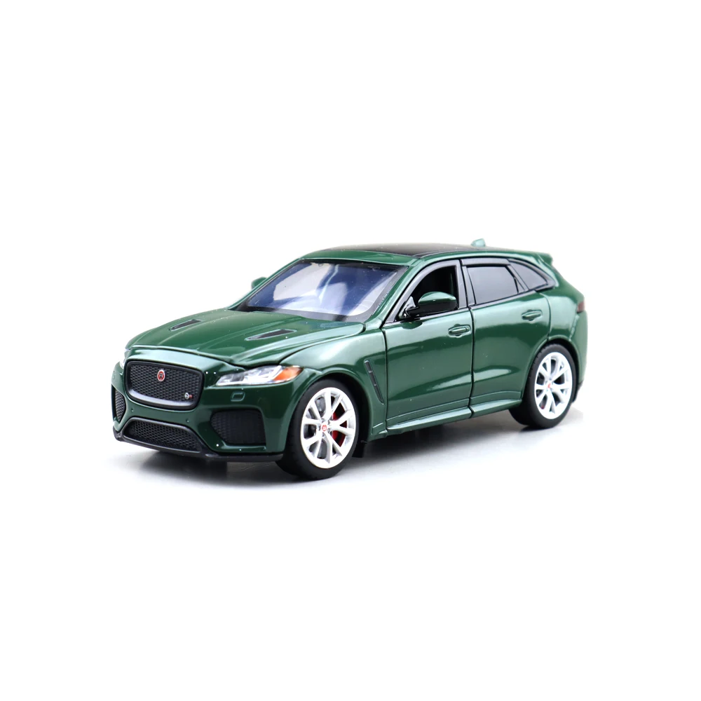 1/32 Jaguar F Pace JKM Diecast Metal Model Car Toys Kids Sound Lighting