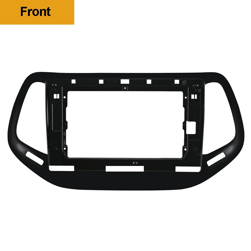 2/1DIN Car CD DVD Frame Audio Fitting Adaptor Dash Trim Facia Panel 10.1inch For JEEP COMPASS 2017 18 19 Double Din Radio Player