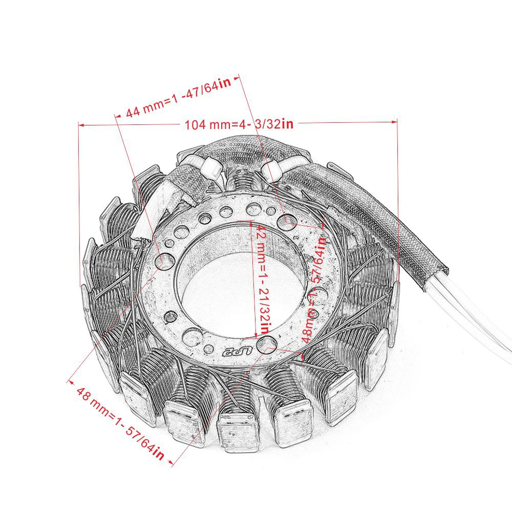 Snowmobile Stator Coil For Yamaha Venture 600 700 Mountain Max SX600 SX700 SX600R SX Venom Vmax V-Max 600 700 ER DX 8DM-81410-00