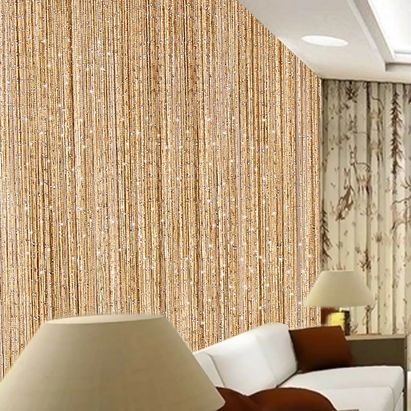 

NEW &FREE SHIPPING Romantic Colour Line BlingCurtain Living Bedroom Wall Window Drapes Blinds 3m Height Vanlance Purdah Gift