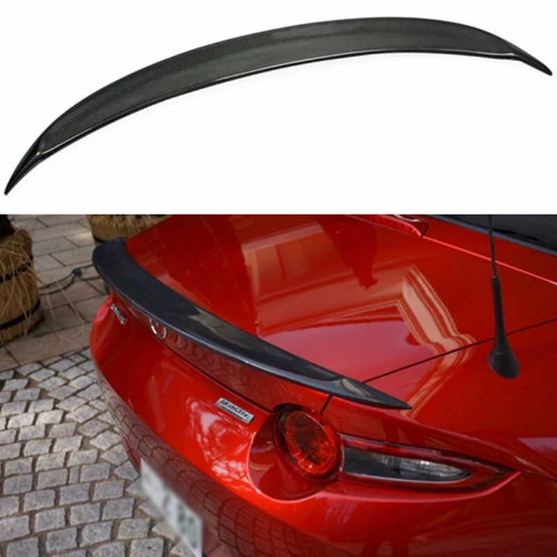 Car-styling for Mazda MX5 ND Miata Garage Vary Style Carbon Fiber Ducktail Rear Spoiler