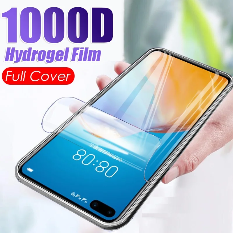 Soft Full Cover Phone Screen Protector Protective for Huawei Nova 5 5i Pro 5t 5z 4 4e 3 3i 3e Hydrogel Film Not Glass 