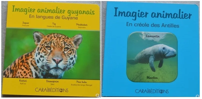 2 Books Parent Child Kids Toddler Baby French Book Learn Animal Knowledge Education Enlightenment Picture Cardboard Book Age 0-3