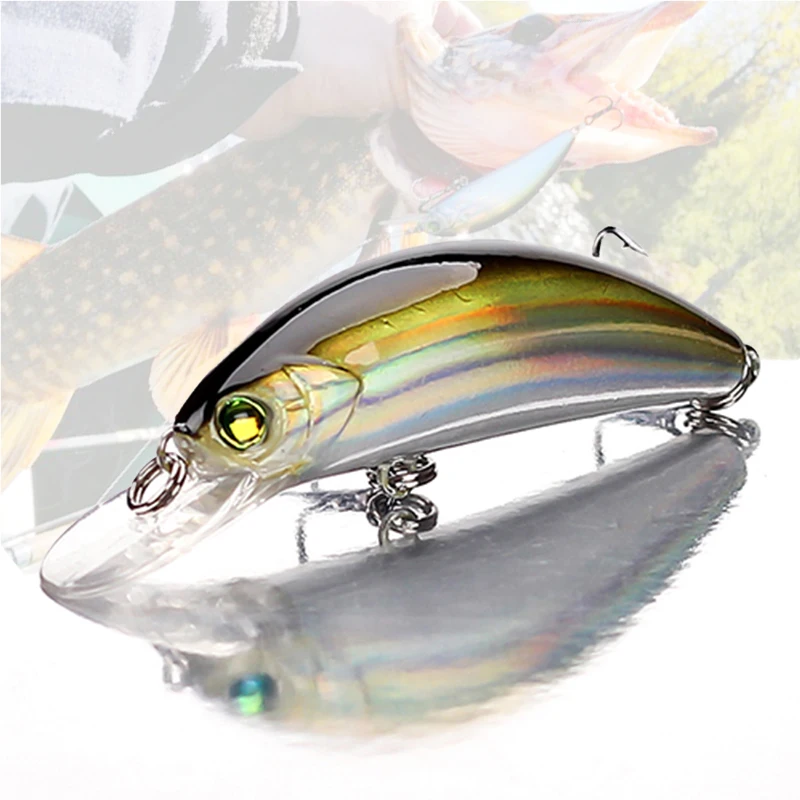 Banshee 45mm 4.7g Sea Crankbaits Fishing Wobbler For Pike Mini Crankbait Floating Minnow Fishing Lure Bass Hard Bait Artificial