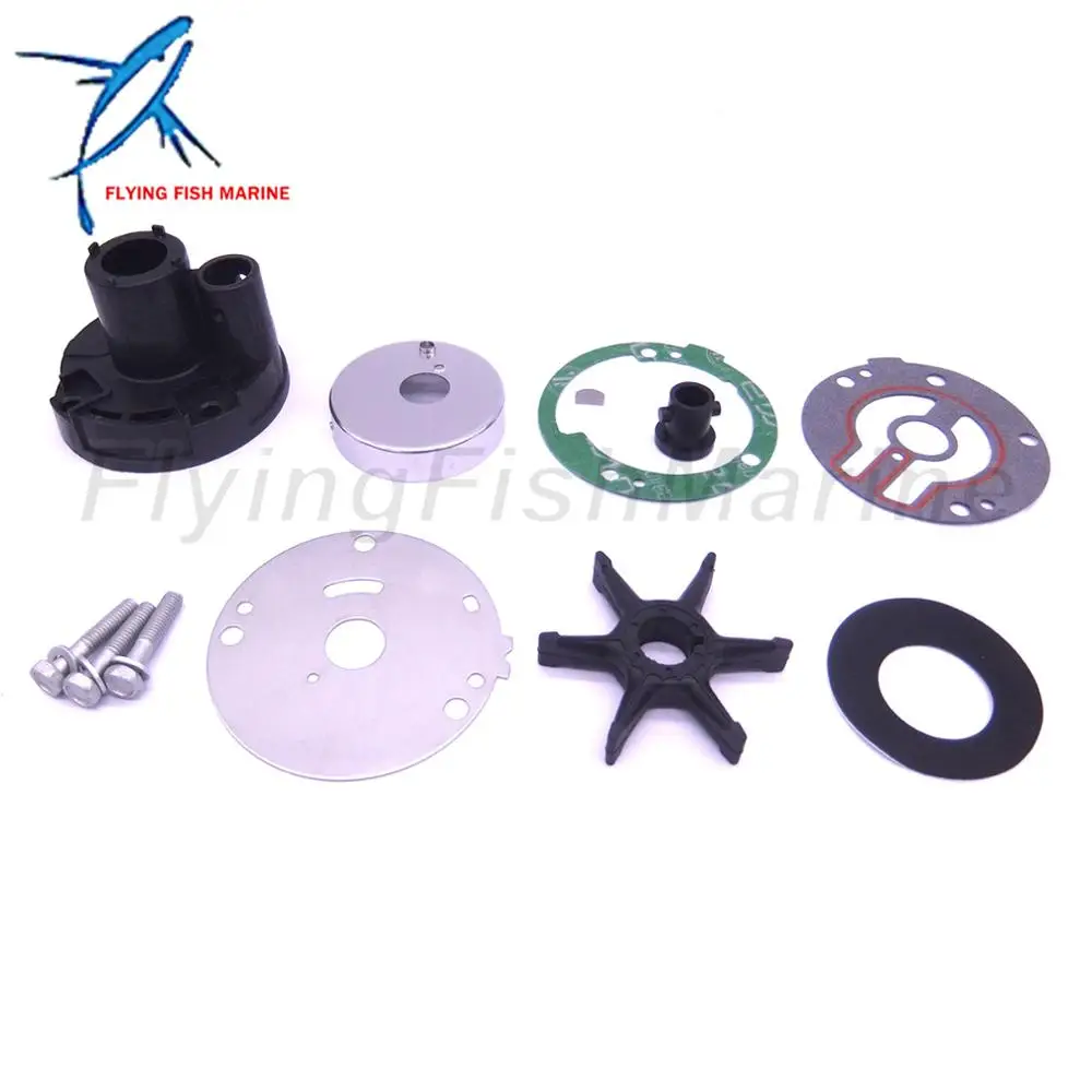 Outboard Engine 95661T Water Pump Repair Kit with Housing for Mercury Mariner 25HP 30HP Boat Motor, 18-3427  Marine