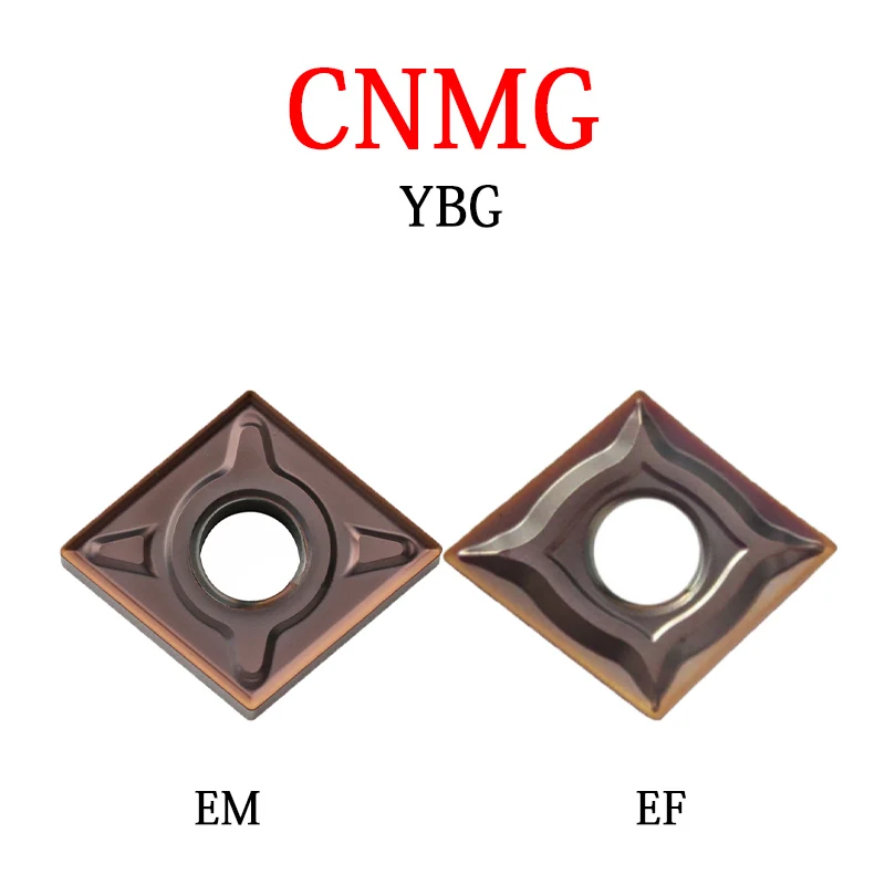 Original Carbide Inserts CNC Tools CNMG120404 CNMG120408 CNMG120412 CNMG160608 CNMG160612 CNMG 160616 EF EM YBG202 YBG205 YBG302