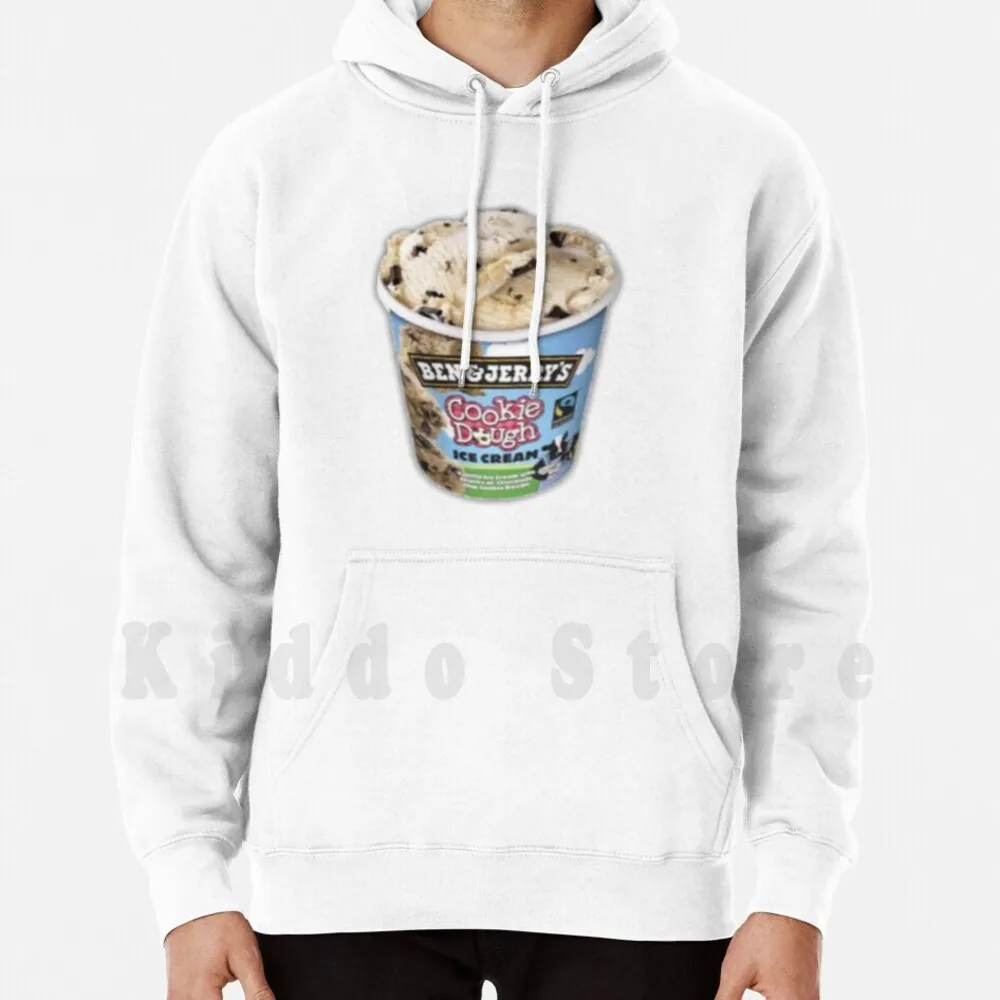 Ben And Jerry’s Cookie Dough Hoodie Long Sleeve Ben And Jerry S Cookie Dough Quote Sunflower Sunset