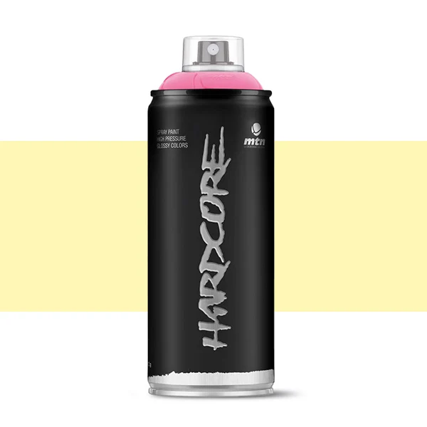 Spray paint MTN Hardcore Color cream 400 ml high pressure quick dry glossy finish great strength