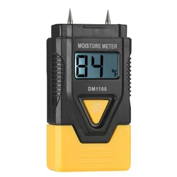 LED Concrete Humidity Meter 3 in 1 Digital Wood Cardboard Mixed Soil Moisture Meter Hygrometer Density Detector Measuring Tool