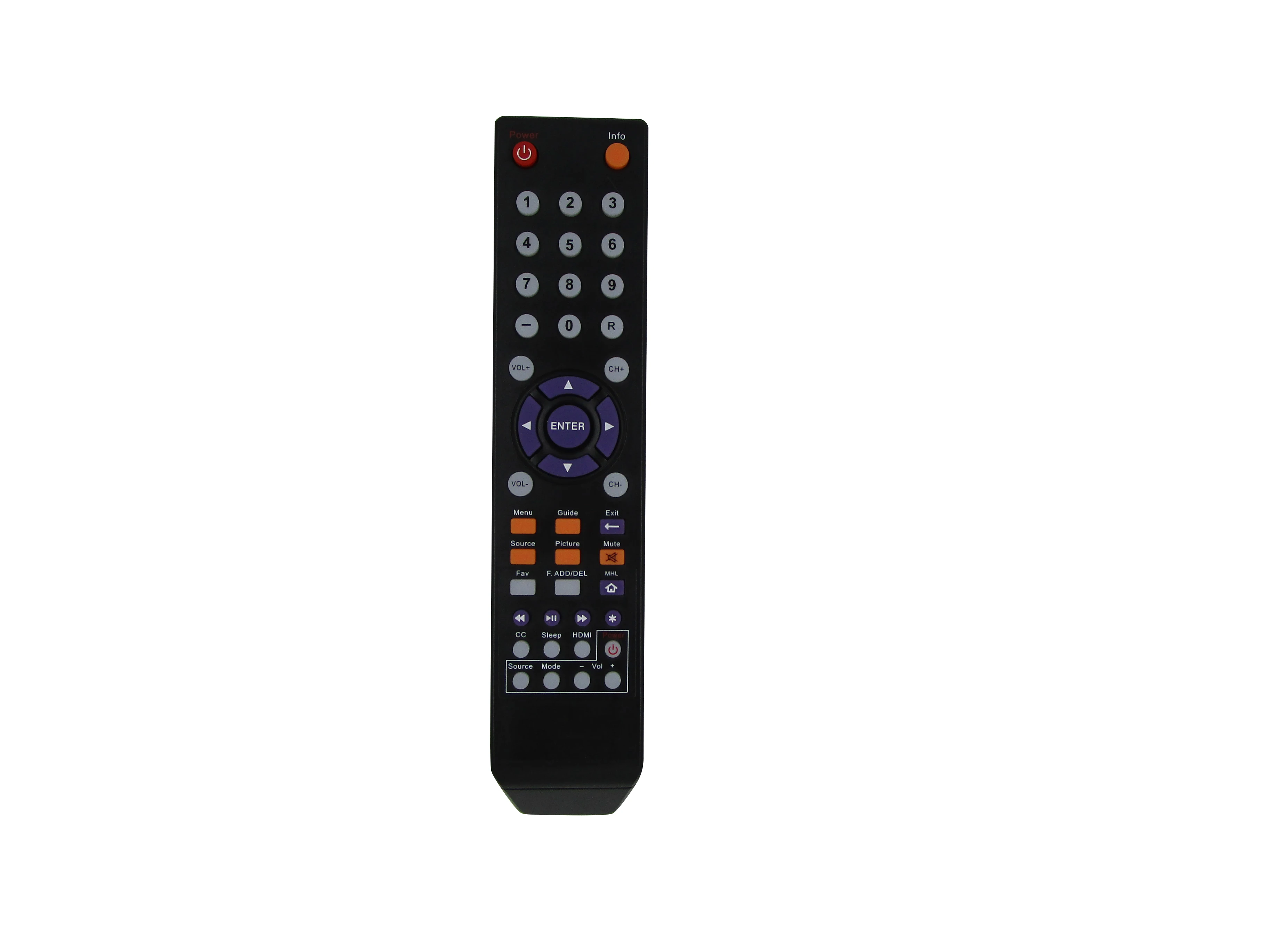 Remote Control For SCEPTRE E195BV-SR X505BV-FMQC X322WV-MQR X322BV-MQC X325BV-FMQC X405BV-FMQR E505BV-FMQKC X505BV-FMQR HDTV TV