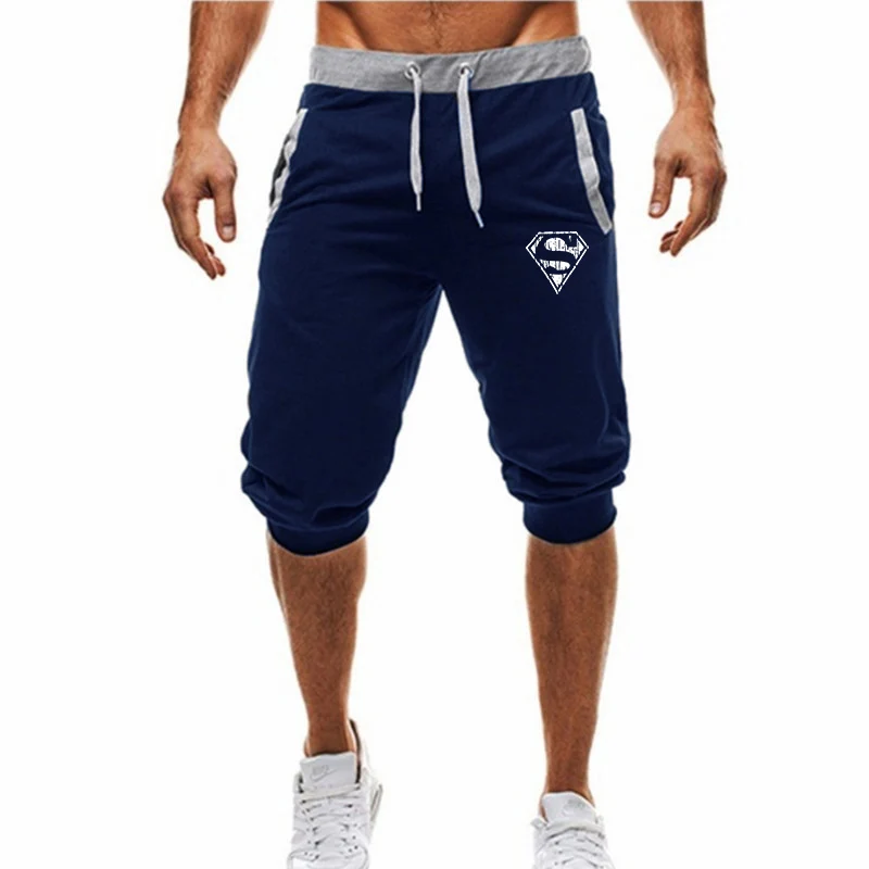 Fashion Summer Men Casual Sweatpants Shorts 3/4 Trousers Short Fitness Clothing Bodybuilding Men Shorts Summer Men Clothing New