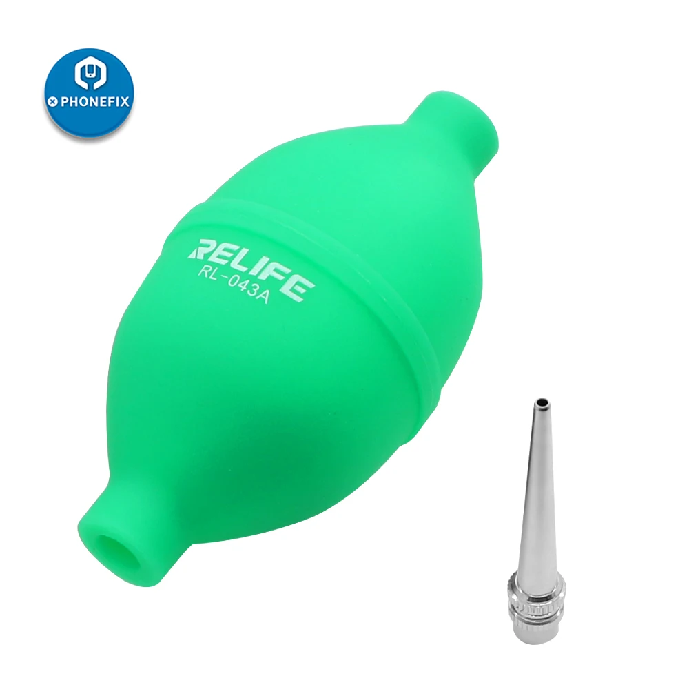 RELIFE-limpiador de polvo 2 en 1 para reparación de teléfono, soplador de aire, bolígrafo de limpieza de bolas para limpieza de teléfono, teclado PCB, lente de cámara, eliminación de polvo