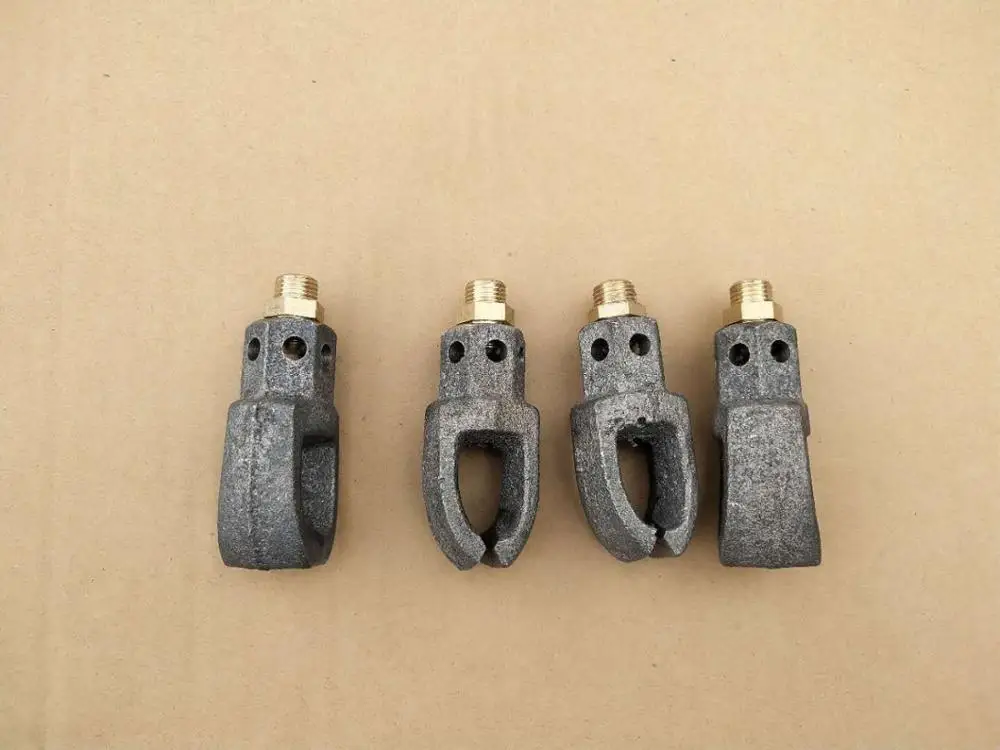 Cast Iron Duck Nozzles, Gas Jet Yips for Burner Propane with Brass Orifice, LNG or LPG