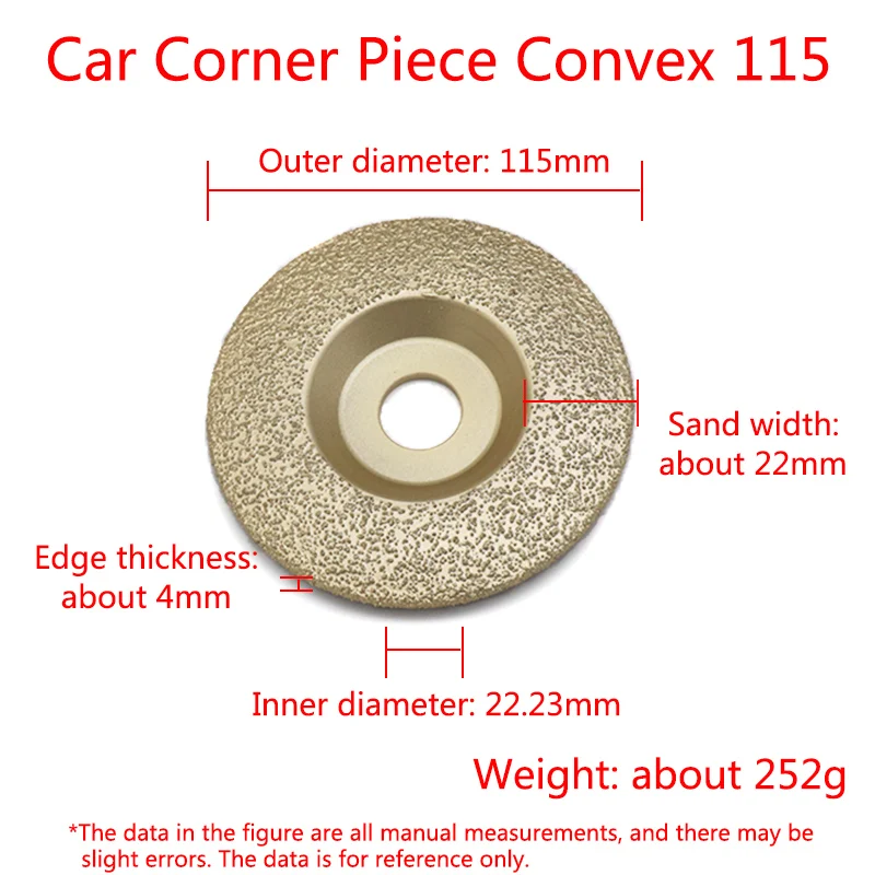 1pcs Grit 36 Diamond Cast Iron Cutting Grinding Disc 100-180mm Coarse Sand Blade Cast Iron Alloy Stone Auto Parts Grinding Wheel