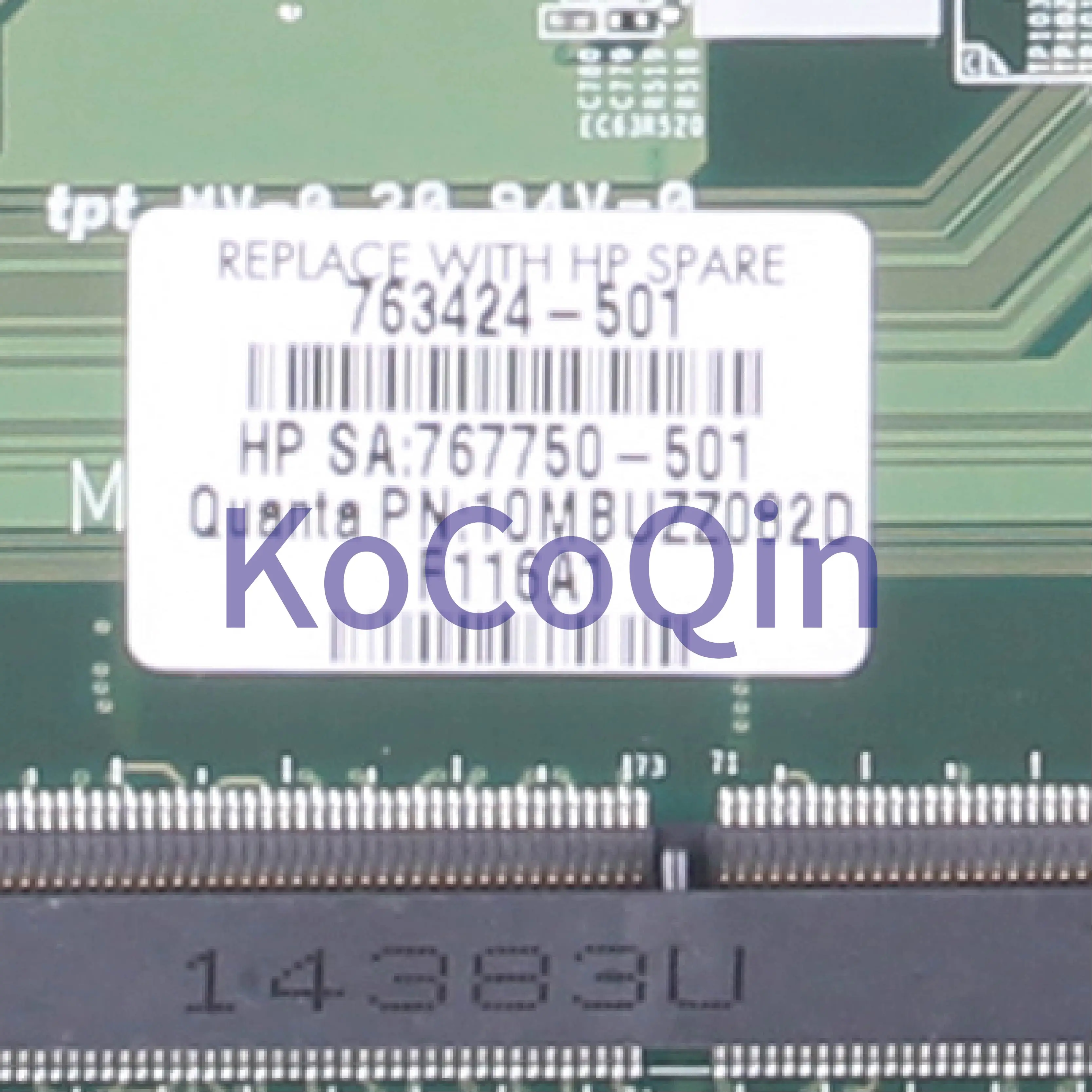 Imagem -05 - Placa-mãe para Notebook hp Pavilion 17-f 171 Polegada Core A10 Am5745 Day23amb6 Day21amb6 763424501