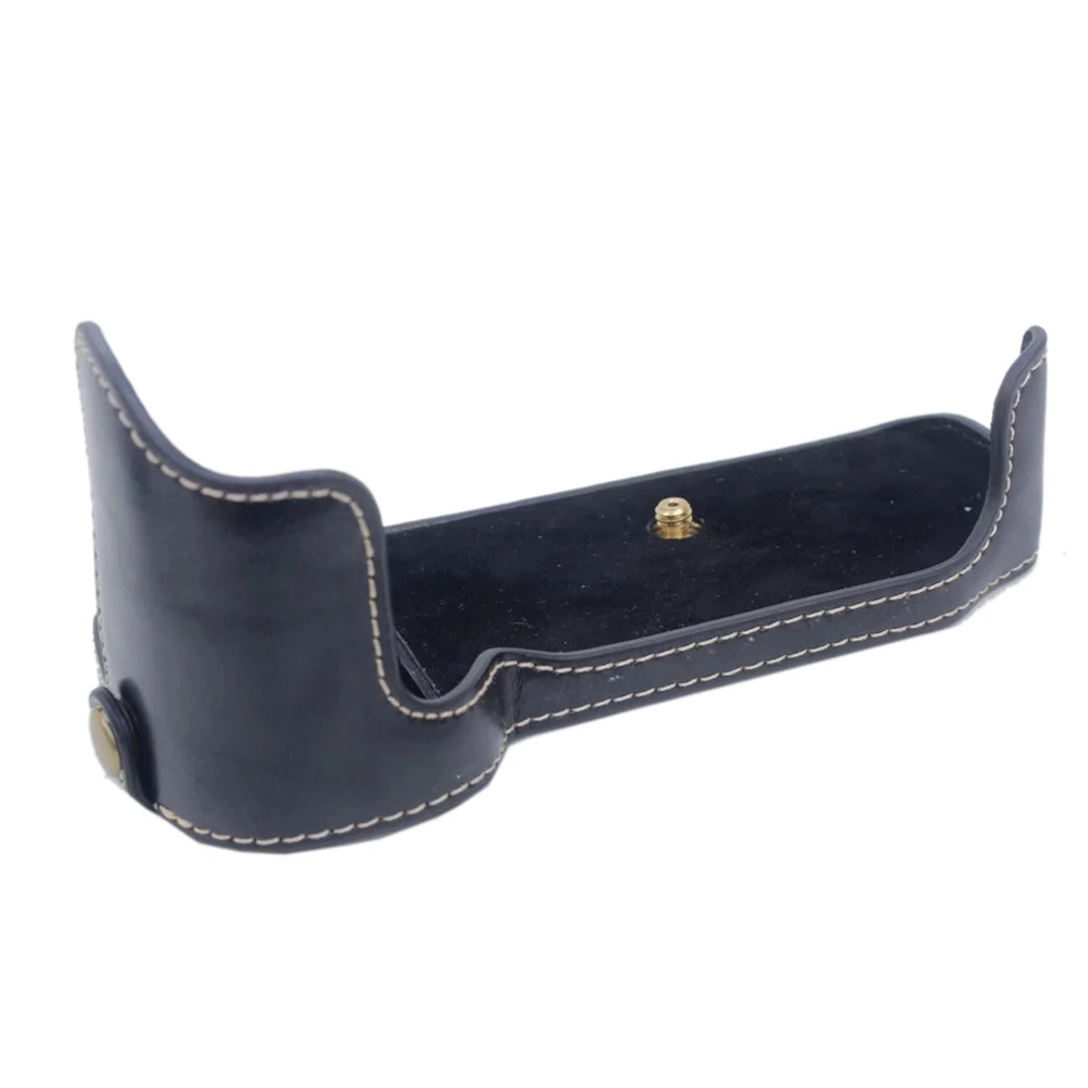 حافظة كاميرا جلدية غطاء صندوق حقيبة الجسم لنيكون D800 d810 تصميم البطارية المفتوحة Pro Tective Sleeve