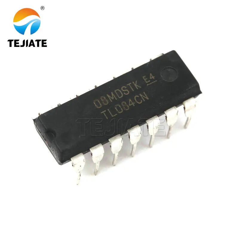 10pcs TL084CN TL084 JFET-INPUT OPERATIONAL AMPLIFIERS DIP-14