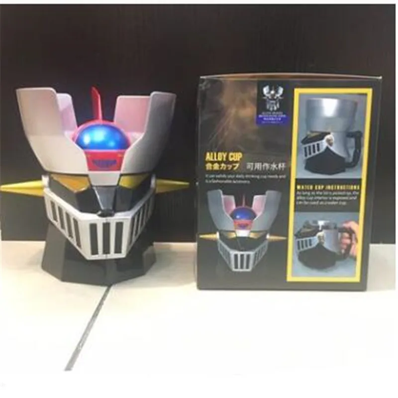 Ready Player One Creative MAZINGER Z Transformation Robot 420ml PC + Stainless Steel Mugs Cup Office Water Cup