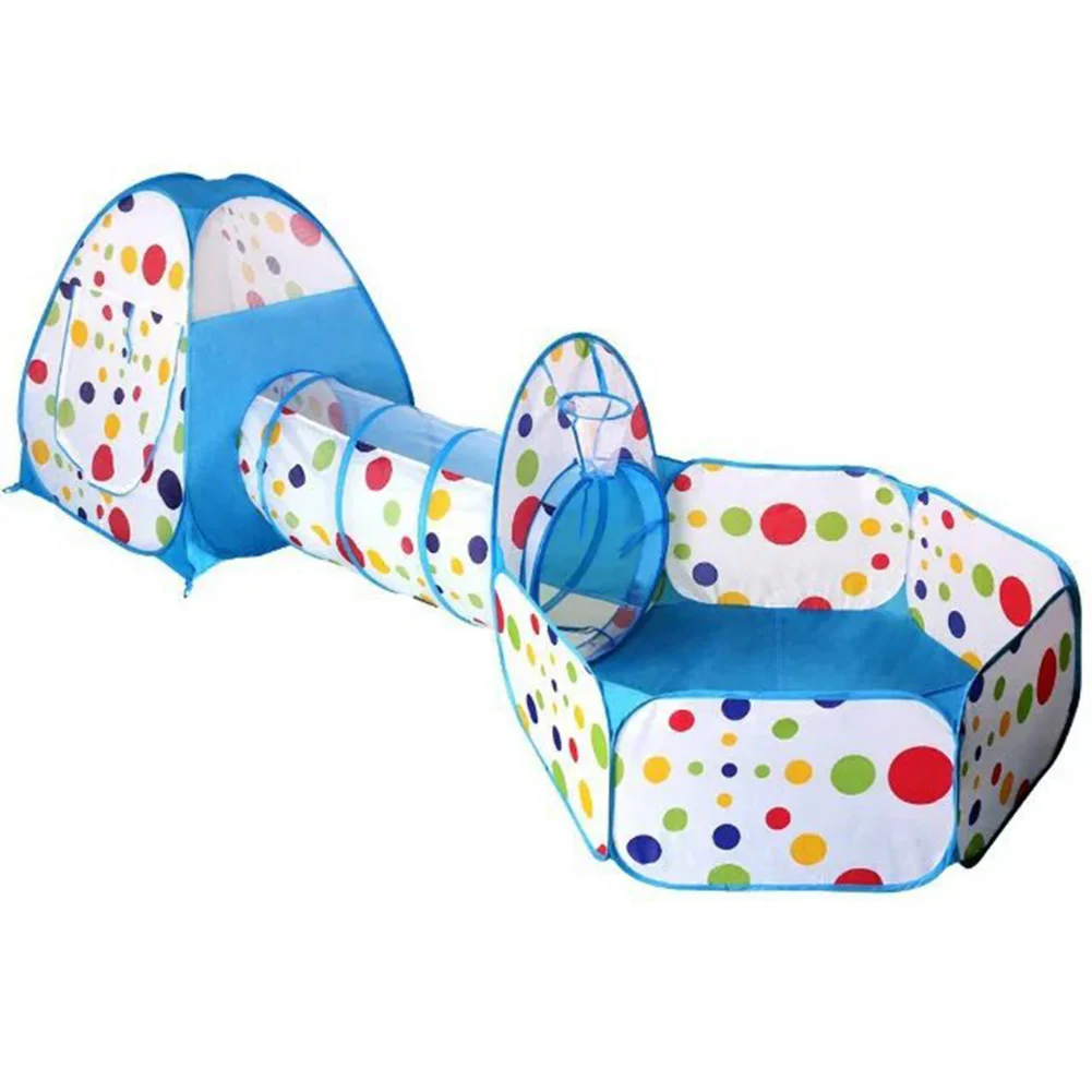 3 Pz/set Per Bambini Tenda Giocattolo Piscina di Palline Per Bambini Tepee Tende Piscina Piscina di Palline Pit Del Bambino Tende Casa Crawling Tunnel oceano Bambini Tenda