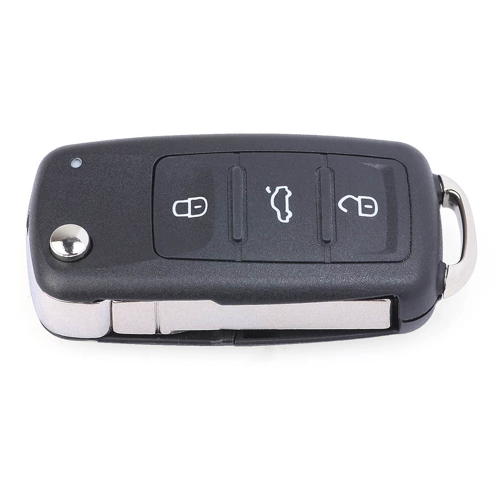 KEYECU Remote Key 3+1 Buttons 315MHz ID48 for Volkswagen VW Golf Eos GTI Jetta Passat Touareg Tiguan CC, 5K0837202R, NBG010180T