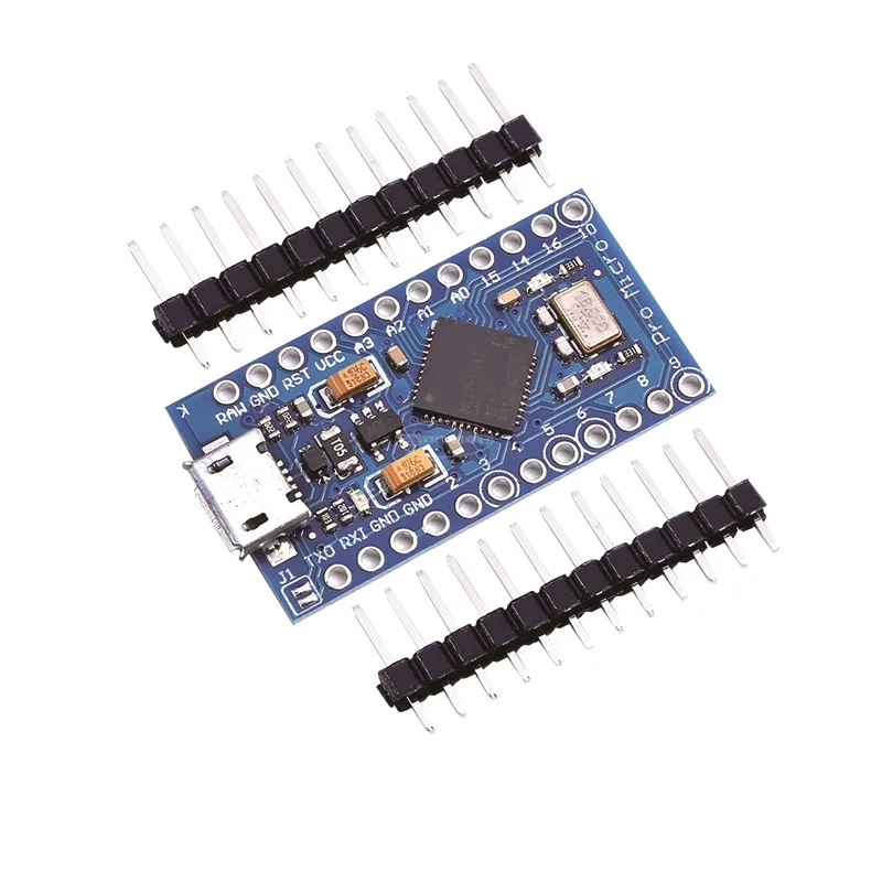 Pro Micro ATmega32U4 5V 16MHz Replace ATmega328 For Arduino  Pro Mini With 2 Row Pin Header For Leonardo Mini Usb Interface