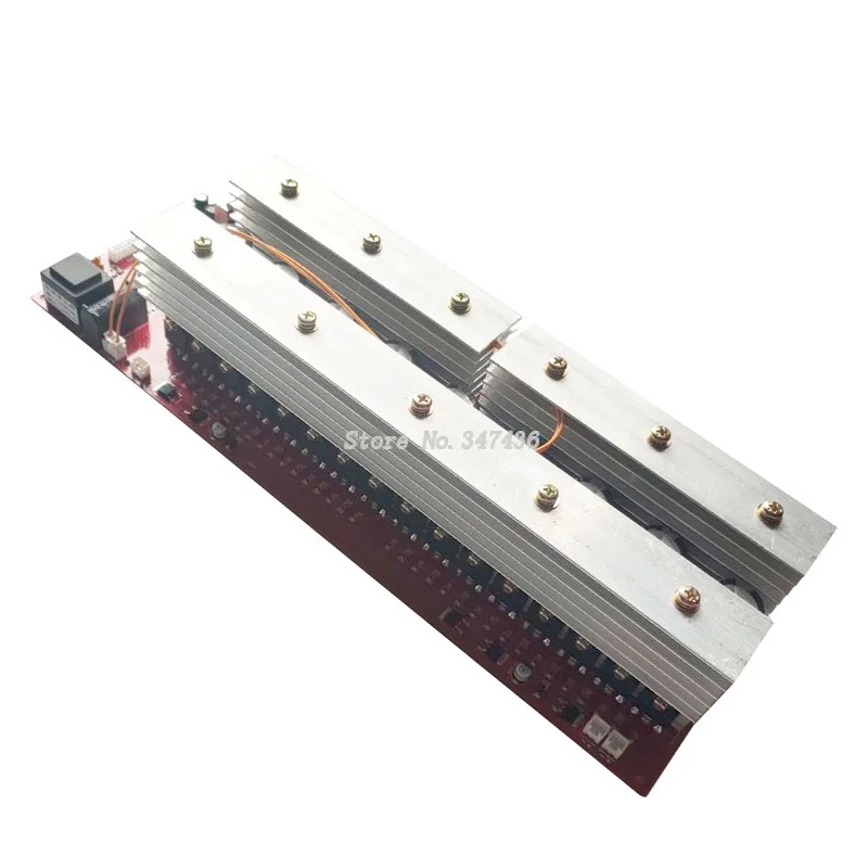 Pure Sine Wave Power Frequency Inverter PCB Board 20kw 32 MOS tubes English version full SMD LCD screen displa12v-72v universal