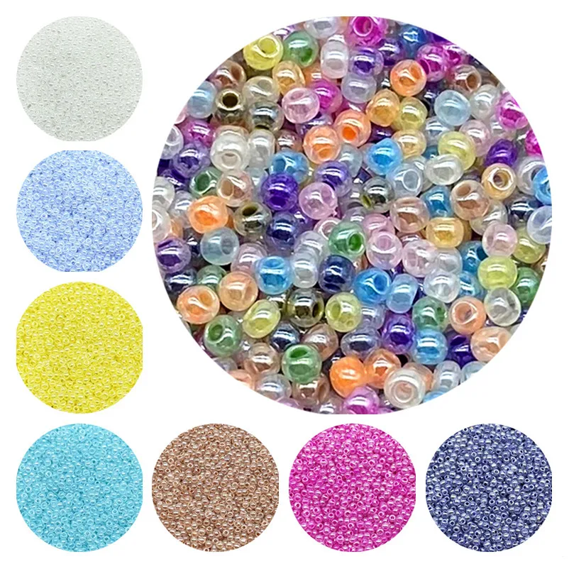 1000pcs 2mm Charm Imitation Jade Czech Glass Seed Beads DIY Bracelet Necklace  Jewelry Making  Earring  #F192