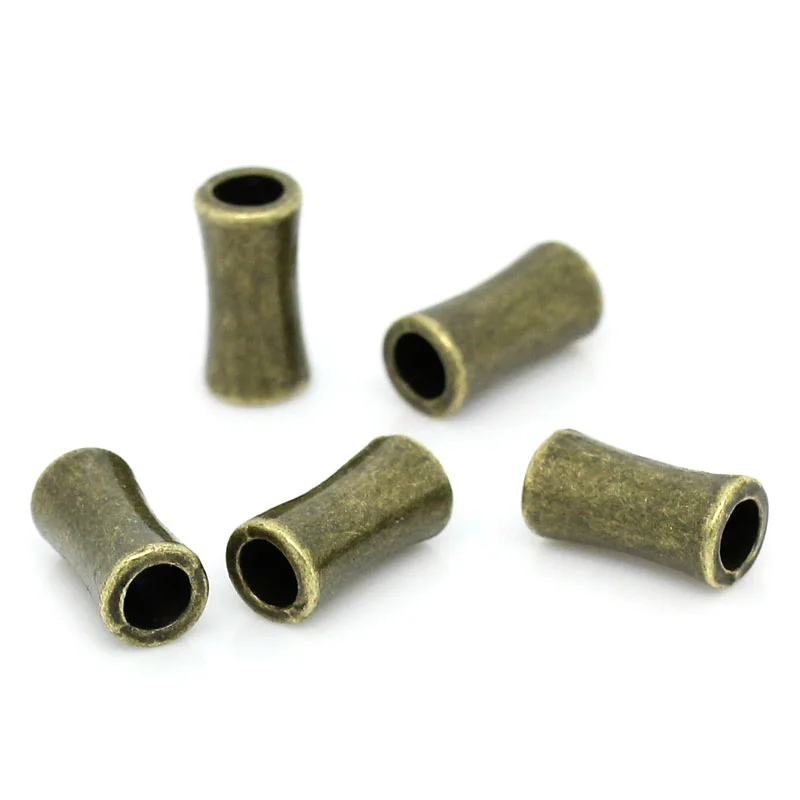 DoreenBeads Spacer Beads Column Antique Bronze 11mm x 5mm( 3/8\