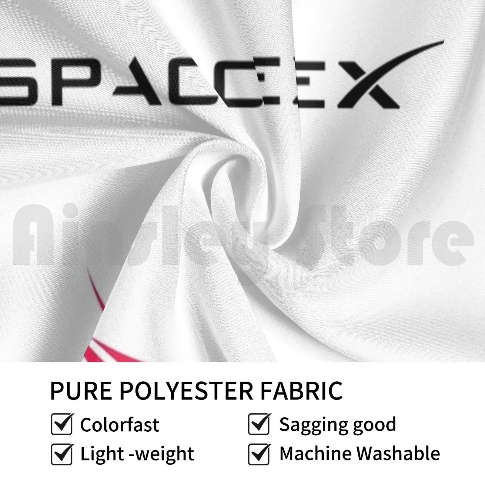 Spacex Falcon 9 Space X Rocket Tapestry Living Room Bedroom Space X Spacex Logo Elon Musk Tesla Spacex Launch Rocket