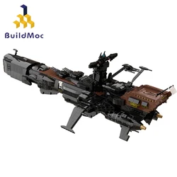 Idee Buildmoc Space Pirate Ship anemdia-Captain Harlock (Albator) Movie Comic Series Building Blocks Space Battleship Model Toy