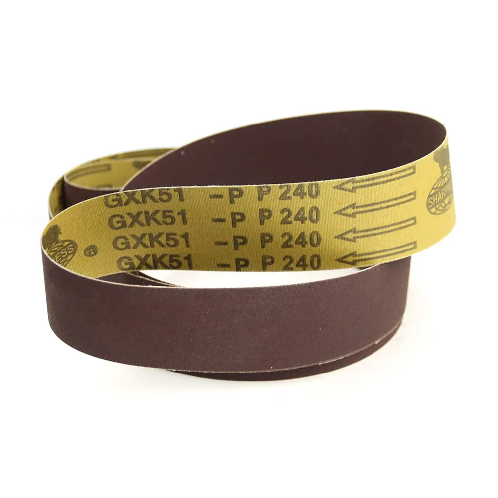 20 pieces 2000x50mm Abrasive Sanding Belts P40-P800 Wood Soft Metal Coarse Grinding  to Fine Polishing