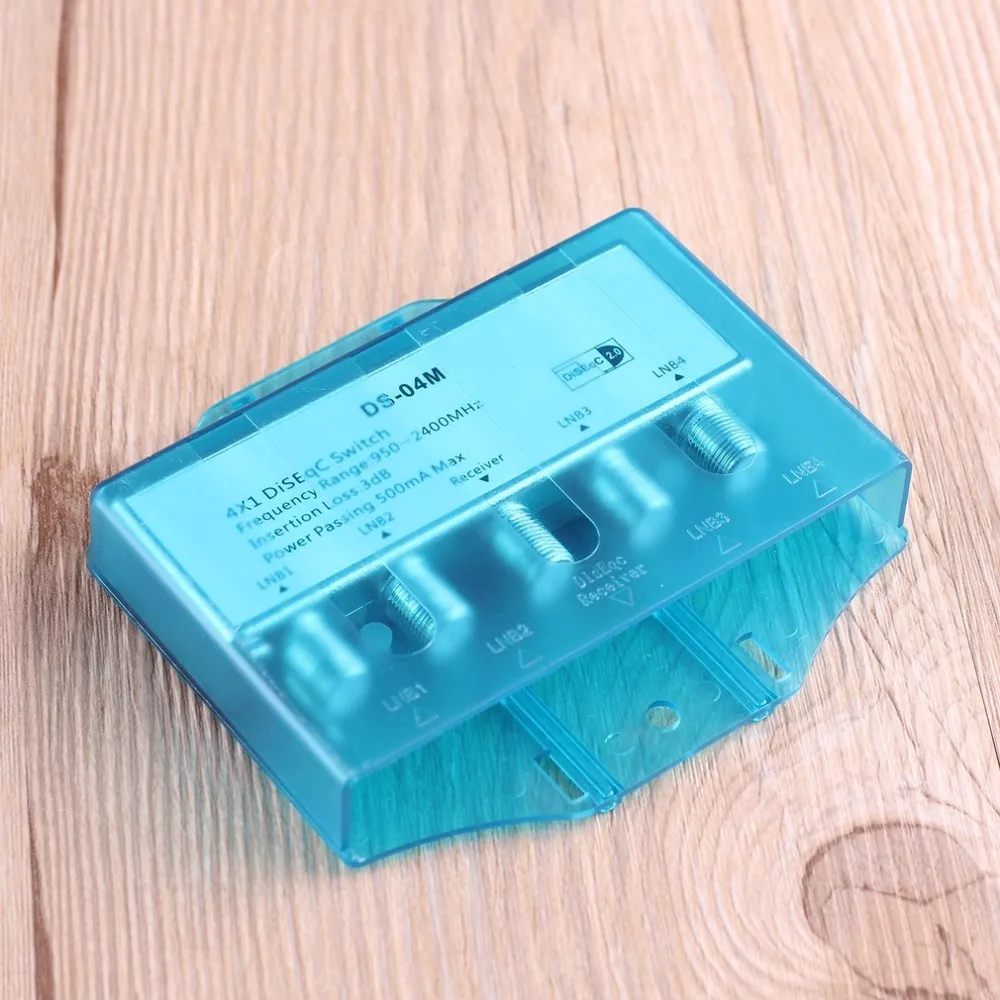جديد مقاوم للماء 4x1 DS-04M الأقمار الصناعية 950-2400MHz ديسك 2.0 التبديل فتا طبق مسطح LNB مولتيسويتش ل واسعة النطاق استقبال الأقمار الصناعية