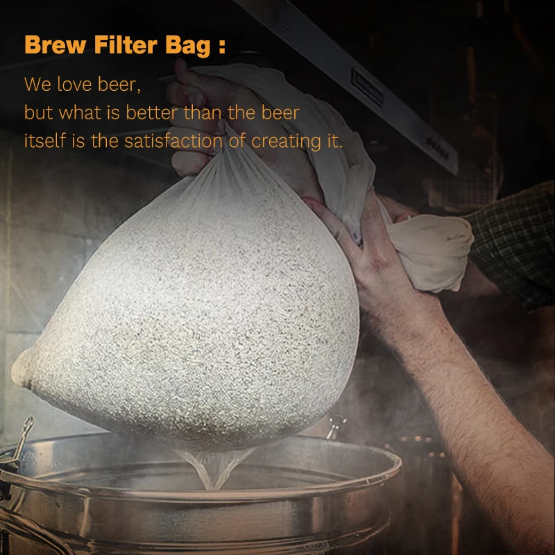 Brew Kettle for Homebrewing, 40L Stainless Steel Brew Pots & Boil Kettles with Weldless Thermometer All Grain Brew Filter Bag