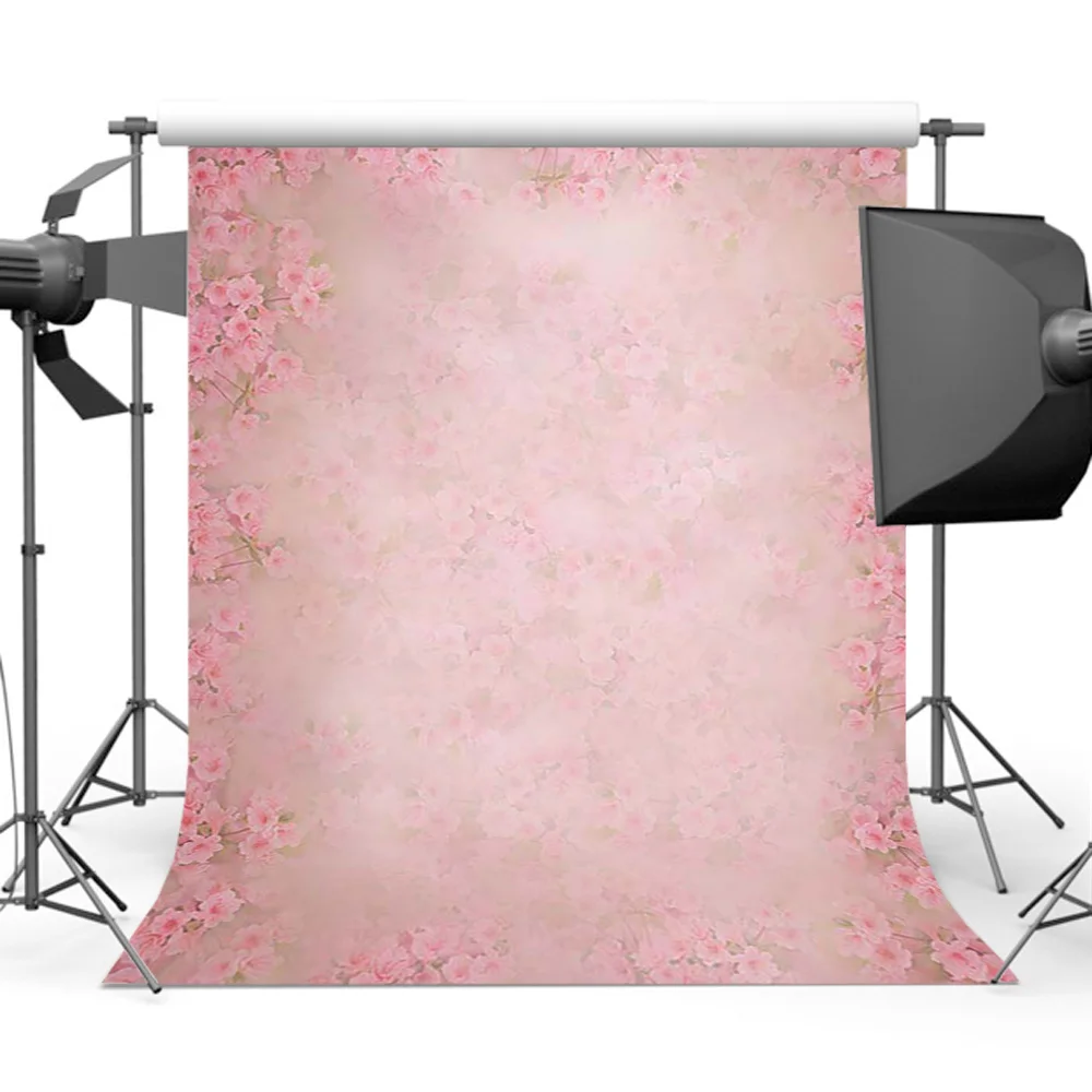 

MOCSICKANewborns Photography Backdrops Pink Flower Backdrop for Photo Booth Background Studio Props S-2972