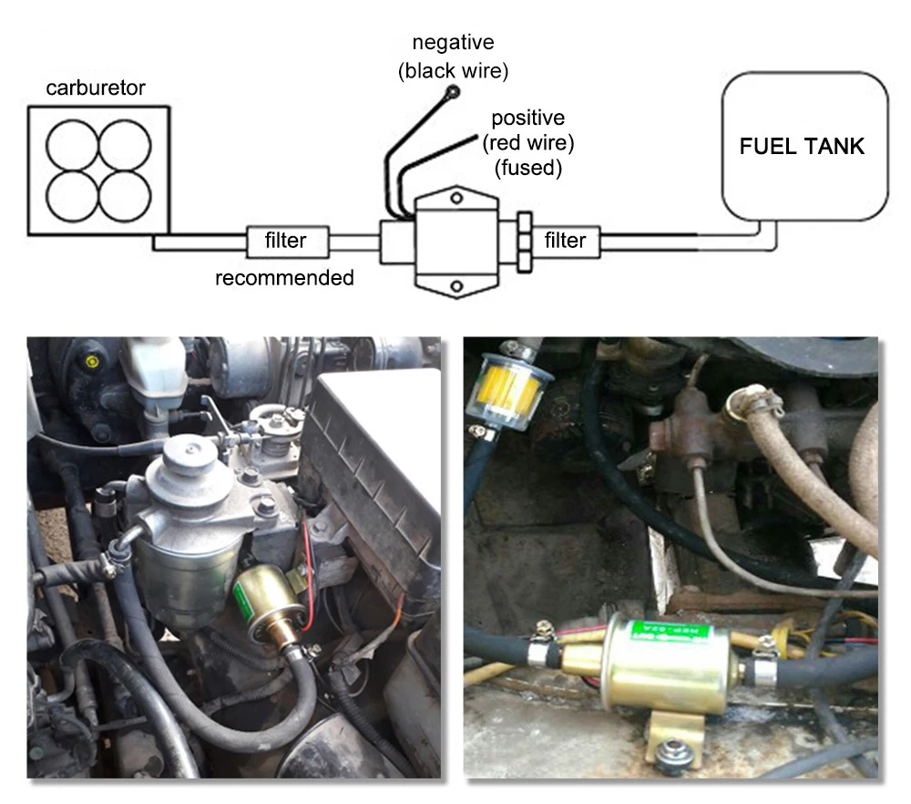 Hep-02a low pressure fuel pump, low pressure electric petrol pump, 12 V petrol pump, car petrol pump