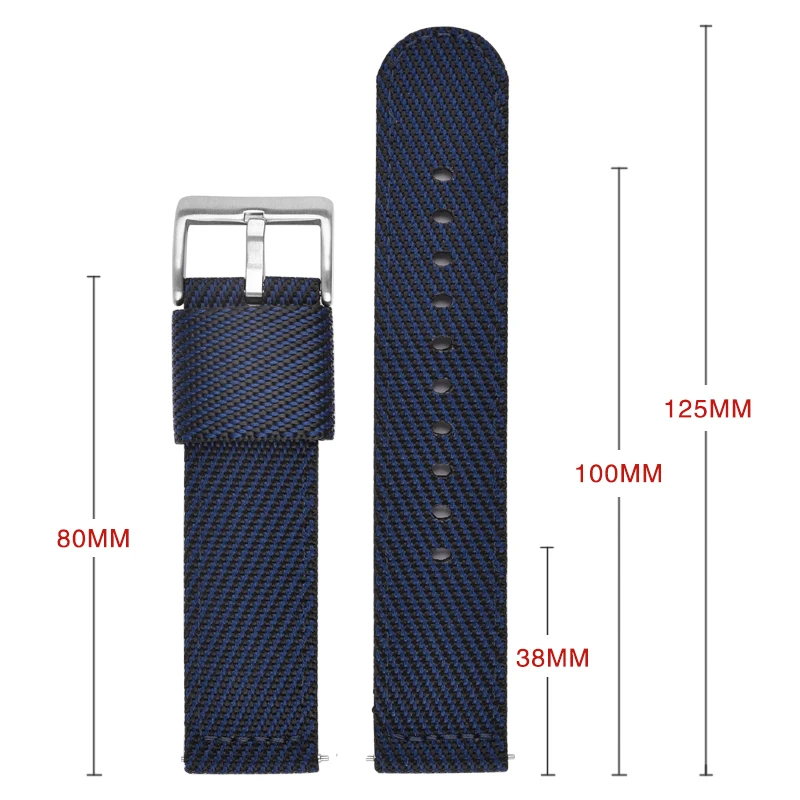 Quick release Woven nylon strap For imilab kw66 Watch band Watchband Bracelet wriststrap replacement Accessories