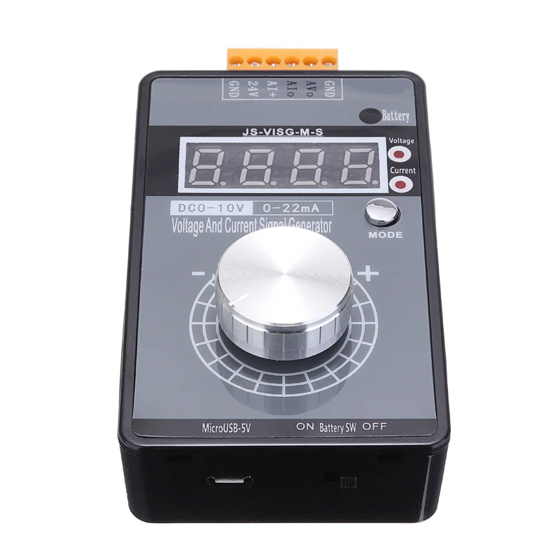 Handheld High-Precision Analog 0-5V 0-10V 4-20mA Signal Generato Adjustable Voltage Current Simulator Calibrator