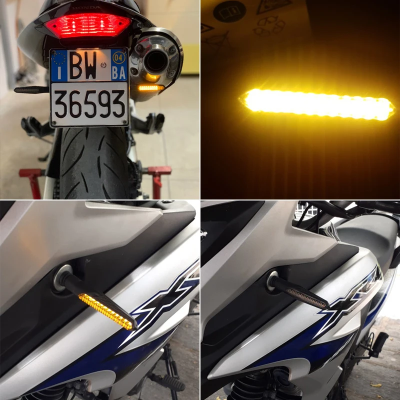 LED Blinker für Motorrad Pfeil Lampe Blinkende Signal Bernstein Lichter FÜR TRIUMPH TRIPLE 1050/1050 R STREET TRIPLE R TIGER 800