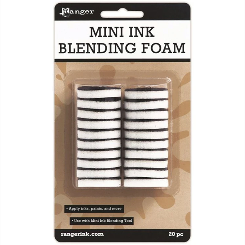 Ranger Tim Holtz Square Round Sponge Ink Pad Brush Coloring Stick Brush Tool Brush Multiple Ink Pad Brushes Ink Blending Tool