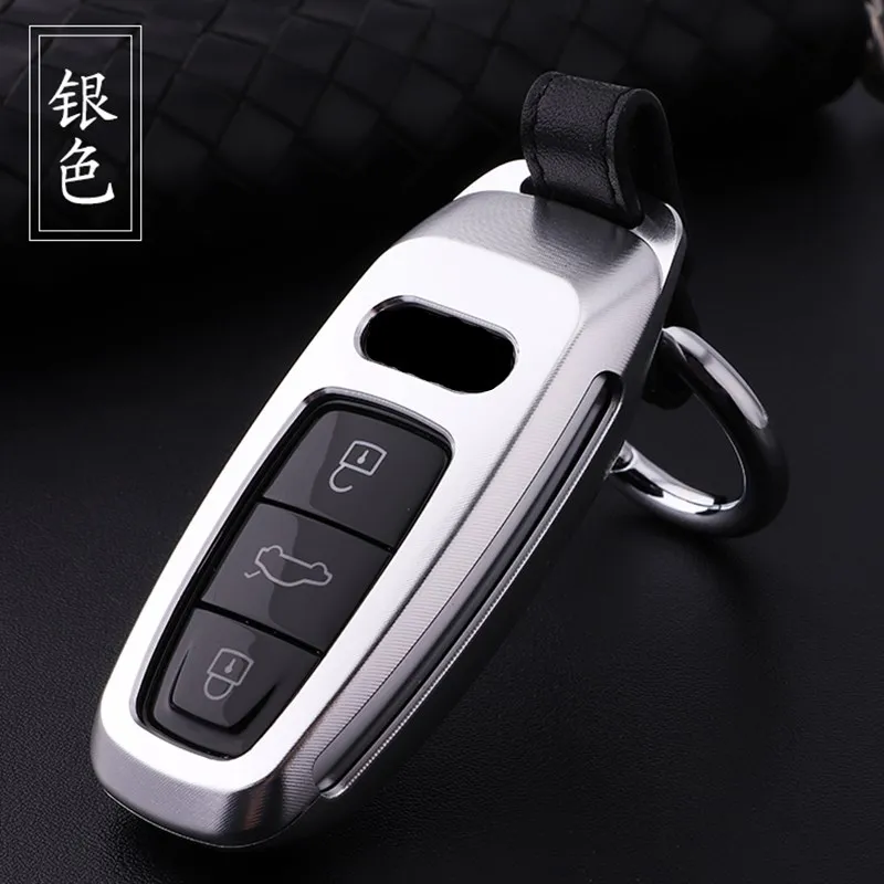 

Aluminium Alloy Car Smart Key Case Cover for Audi A6L A8L A7 Q7 Q8 2020 Models Accessories for the car