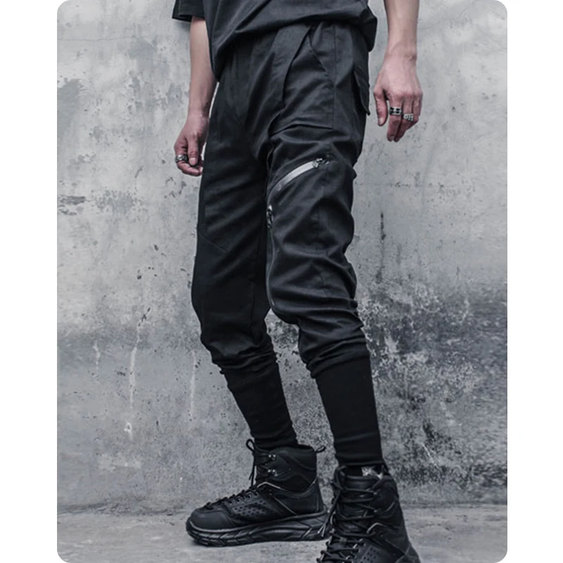 2021 men function leisure beam foot DaJiao trousers haroun pants hairstylist