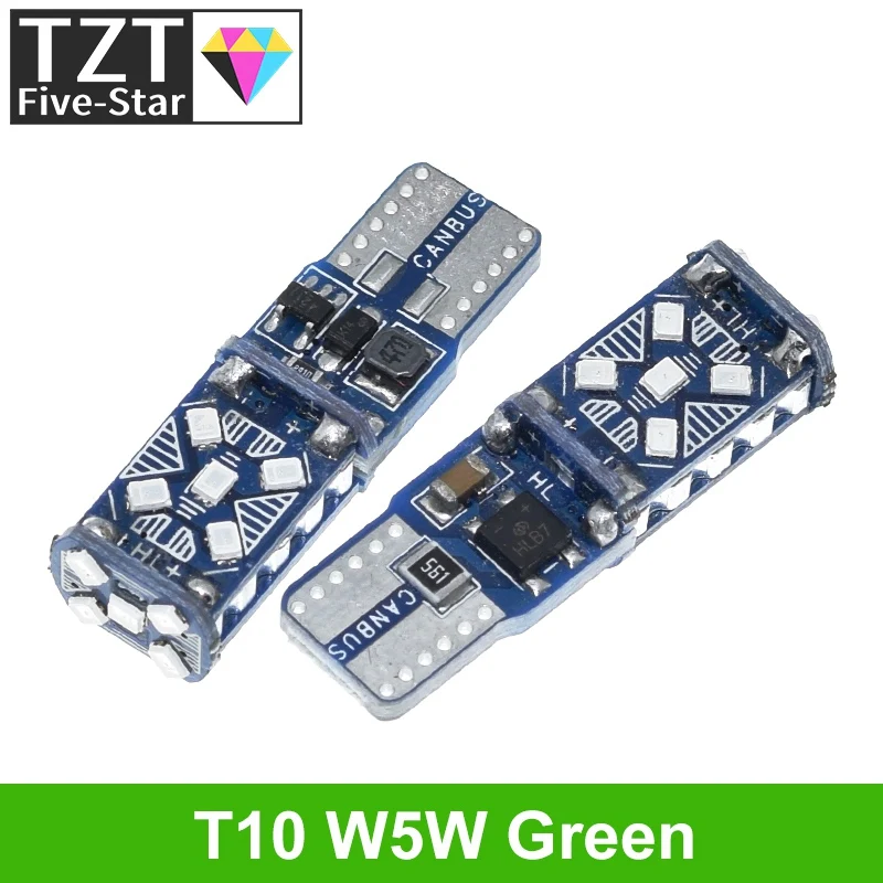 TZT T10 W5W Neue Superhelle LED-Leuchten WY5W 168 501 2825 Auto-Keilblitzlichter Seitenlampen Auto-Innenraumleuchte Leseleuchte Deckenlampe – Detail 10