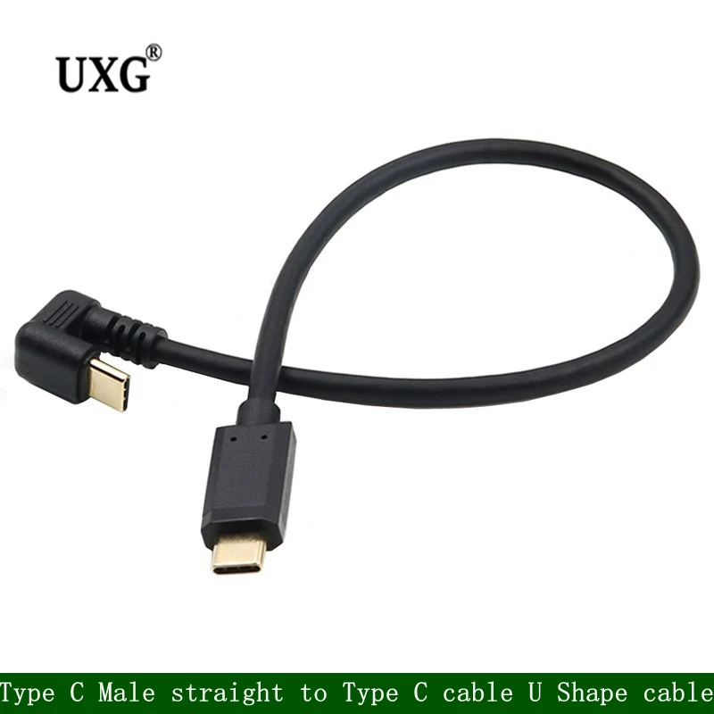 

USB- C Cable U Shape 5A 60W Type C Fast Charging Compatible With Samsung Galaxy MacBook Pro More USB-C Devices 4k @60Hz 10Gbps