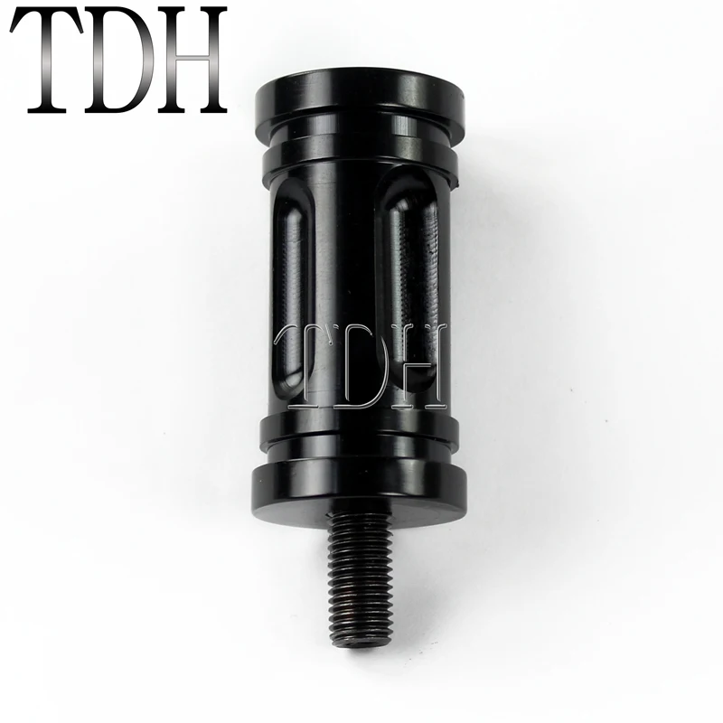 Aluminum Black Shifter Peg Ribbed Toe Shift Peg for Harley Sportster XL883 XL 883 Dyna Cafe Racer Chopper Foot Peg Footrest