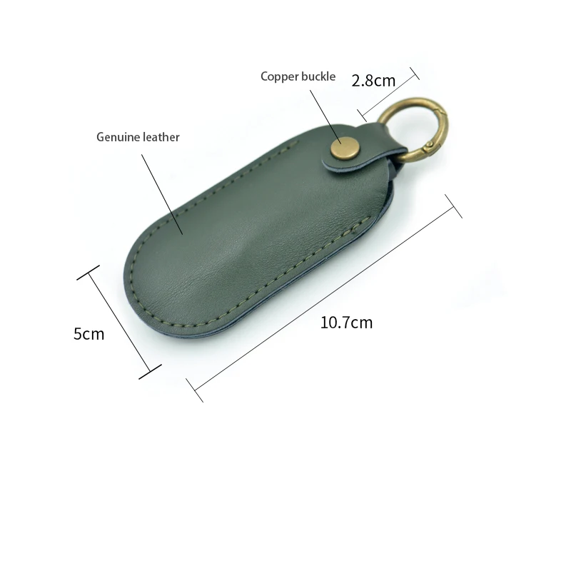 U Disk Genuine Leather Hasp Storage Bags Protective Cover for USB Flash Drive Pen Drive Pendrives for U Disk Bag Cases