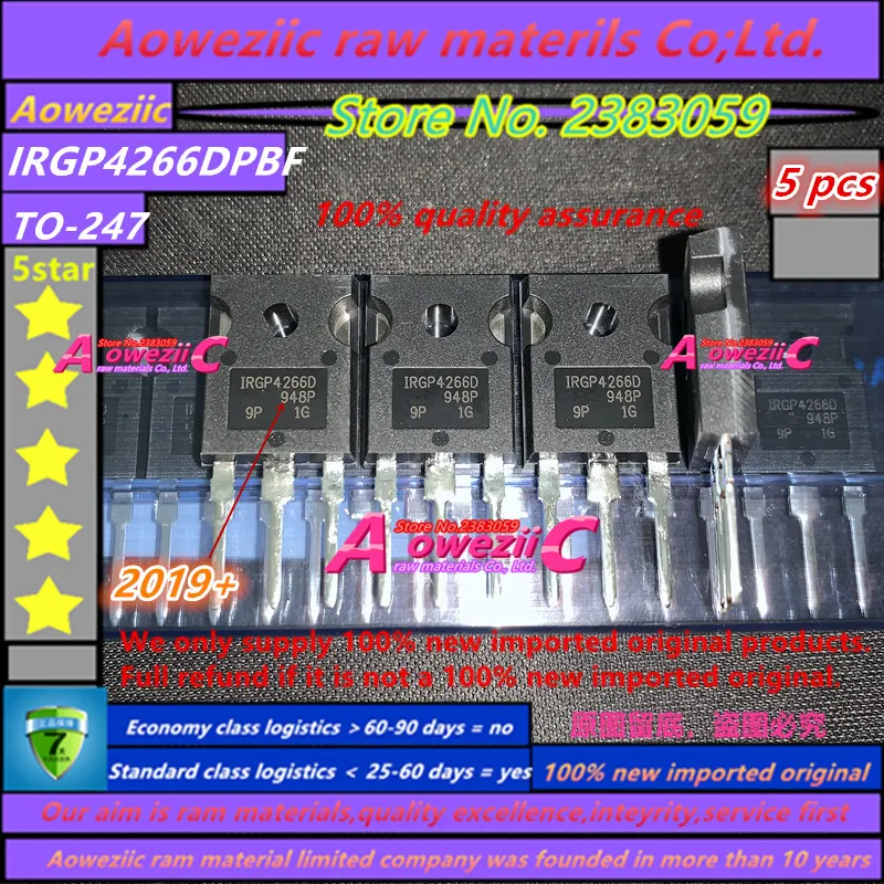 

Aoweziic 2019+ 100% new original imported IRGP4266DPBF IRGP4266D IGBT field effect transistor 650V 140A 455W