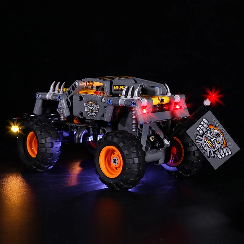 Vonado LED Lighting Set for 42119 Technic Monster Jam Max-D Light Kit, Not Included the Building Block